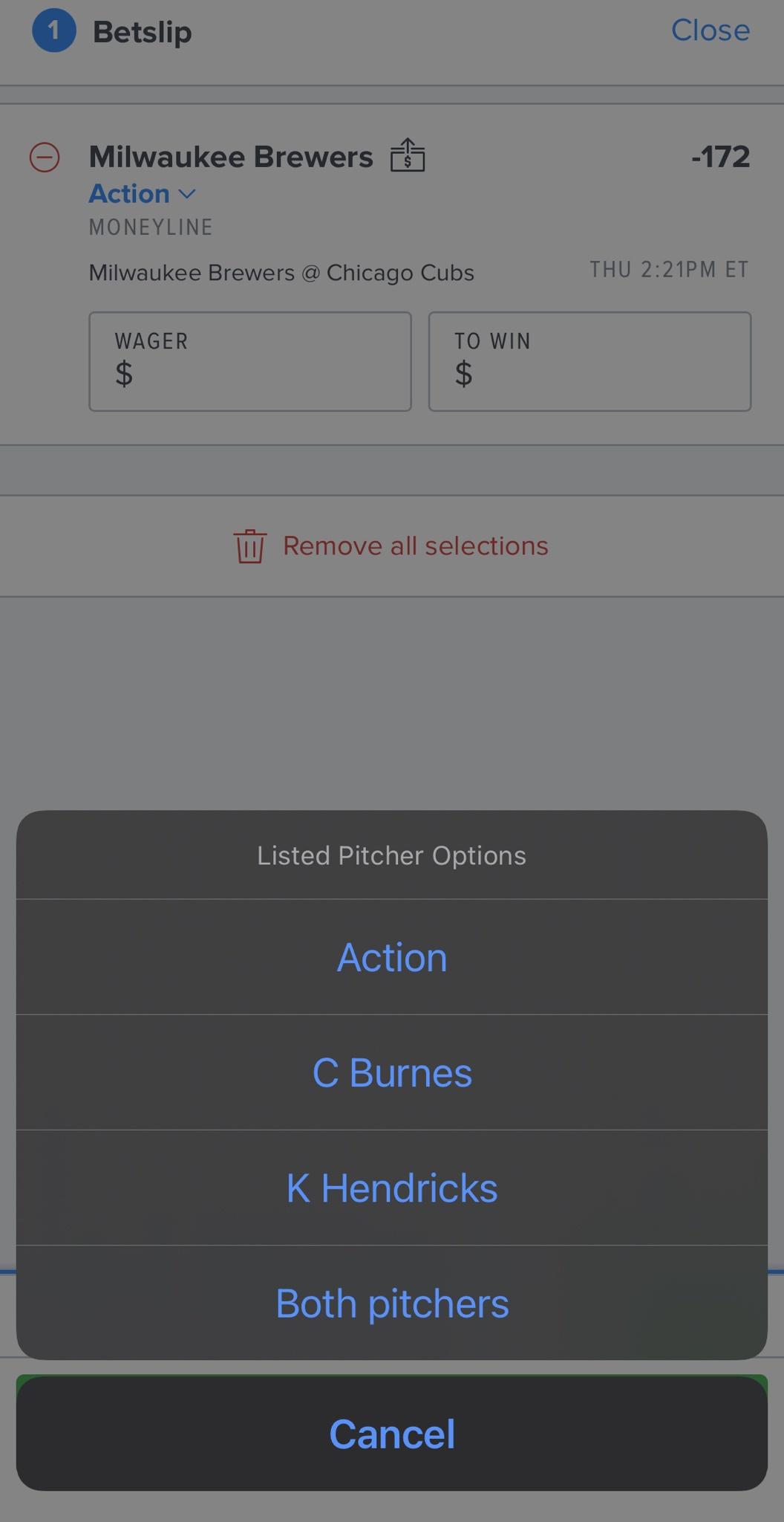 listed-pitcher-vs-action-darkhorse-odds-darkhorse-odds